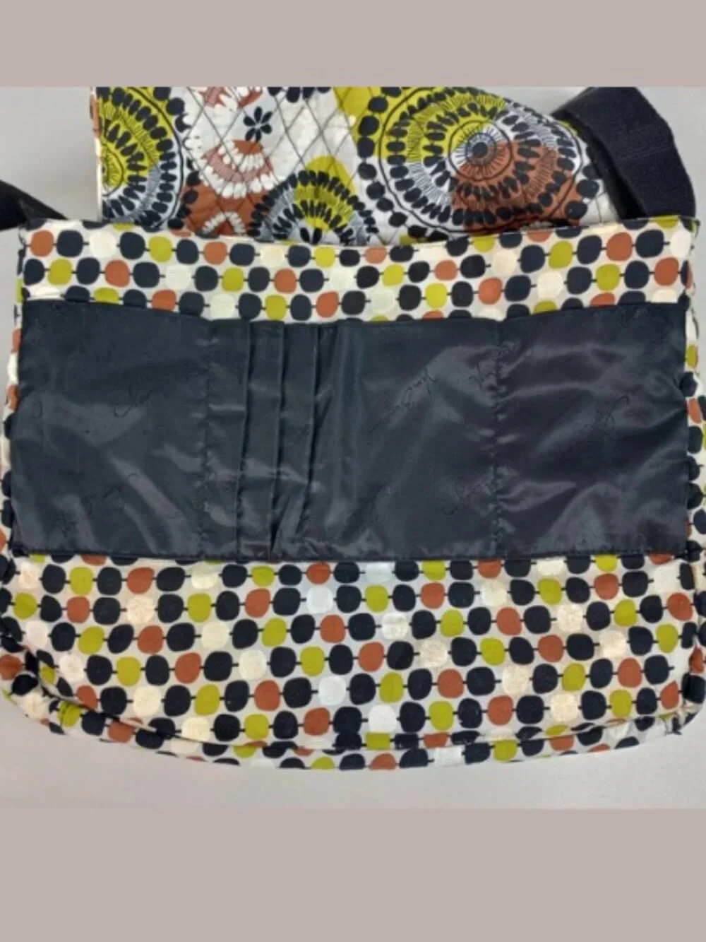 Vera Bradley Crossbody Laptop School Business Bag Cocoa Moss Fall 2013